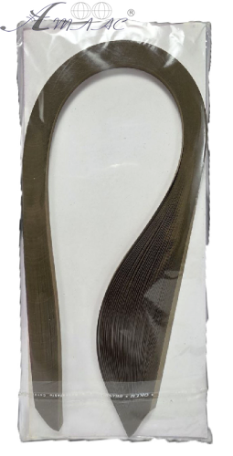 Папір для Квілінгу Коричнев. Темна 5мм 50смуг 42см  00923