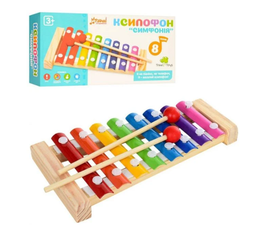 Игрушка Деревянная Ксилофон Симфония 21 см 1163 Игрушка Деревянная Ксилофон Симфония 21 см 1163