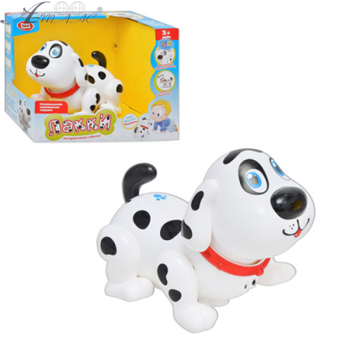 Інтерактивна іграшка Собака Лаккі музичний сенсор, говорить  7110