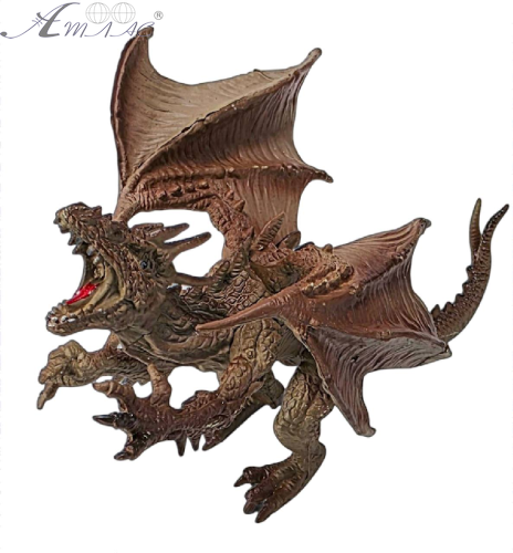 Іграшка Дракон фігурка Коричневий з крилами 16см гума 15730 Іграшка Дракон фігурка Коричневий з крилами 16см гума 15730