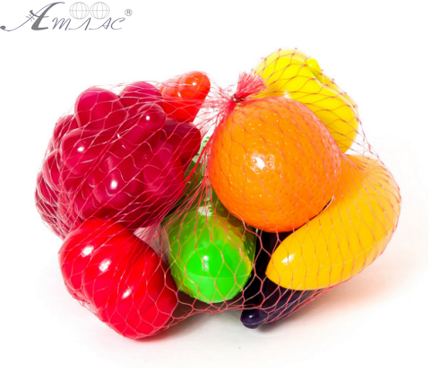 Игрушка набор Овощей и фруктов в сетке 8 предметов Орион 362, Игрушка набор Овощей и фруктов в сетке 8 предметов Орион 362,