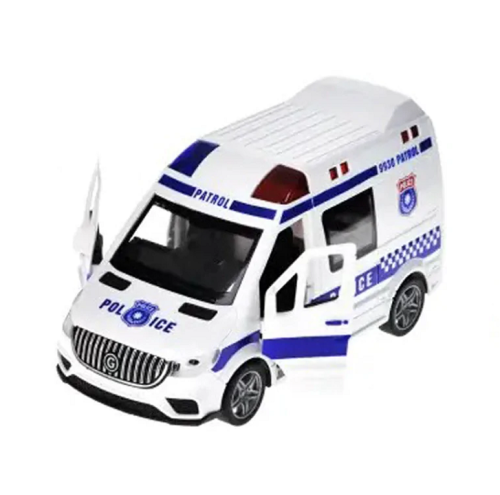 Игрушка Машинка Полиция с дымом инерционная 17 см YM-9930F фото 2 Игрушка Машинка Полиция с дымом инерционная 17 см YM-9930F фото 2