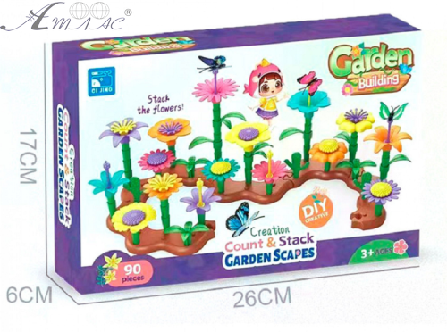 Игрушка Конструктор Garden building Цветы 144 деталей CJ-2023 фото 2 Игрушка Конструктор Garden building Цветы 144 деталей CJ-2023 фото 2