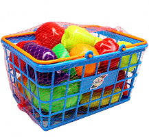 Іграшка набір Овочі та Фрукти в кошику Оріон  379в3