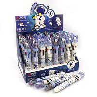 Ручка кулька Аodemei Space 10 кольорів автомат ADM-15255 1/40