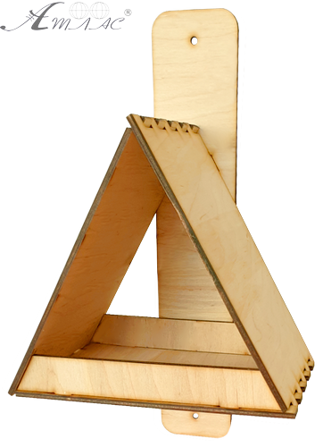 Кормушка окрашенная № 5/1 морилка под лаком 18.5 х 12 х 28.8 см AS-4297 Кормушка окрашенная № 5/1 морилка под лаком 18.5 х 12 х 28.8 см AS-4297