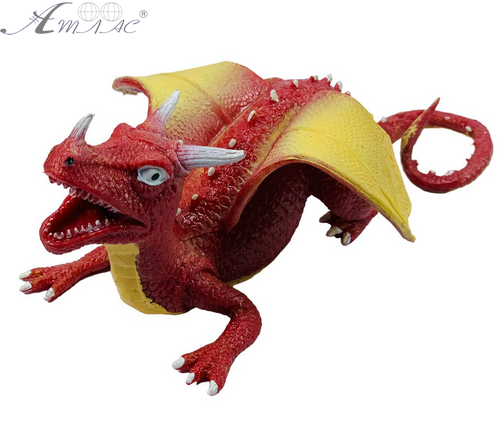 Игрушка Силиконовая тянучка Дракон большой Красный 22см 08519 Игрушка Силиконовая тянучка Дракон большой Красный 22см 08519