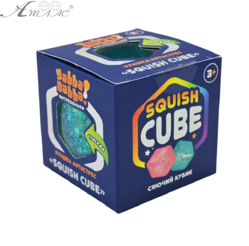 Іграшка антистрес Сквіш Ice Cube Крижаний Куб 6 см 2520 Іграшка антистрес Сквіш Ice Cube Крижаний Куб 6 см 2520