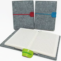 Блокнот на гумці JO Войлок # 110 х 150 мм 80 л 220A6