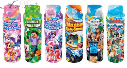 Мильні Бульбашки у пластиковій баночці ємністю 100 мл 17151 Мильні Бульбашки у пластиковій баночці ємністю 100 мл 17151