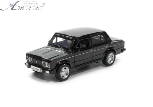 Модель DieCast Replica ВАЗ 2106 Чорна світло, звук, метал, інерційна 14см 611A, 04293 Модель DieCast Replica ВАЗ 2106 Чорна світло, звук, метал, інерційна 14см 611A, 04293