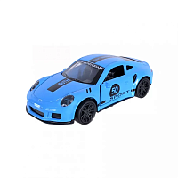 Машинка Автопром Porsche 911 10см Голубая металл  00303