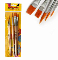 Набір синтетичних пензлів  5шт Peppy Pinto № 4,6,8,10   04096