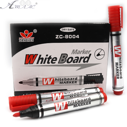 Маркер сухостиральний Xin Червоний круглий товстий ZC-8004-RD Маркер сухостиральний Xin Червоний круглий товстий ZC-8004-RD