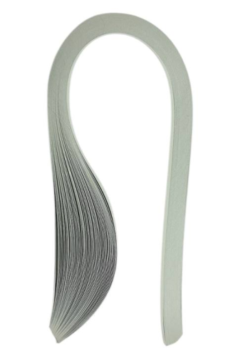 Бумага для Квиллинга Серый платиновый 5мм 50полос 42см  00927