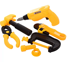 Игрушка Набор инструментов 5 предметов в сетке  16924