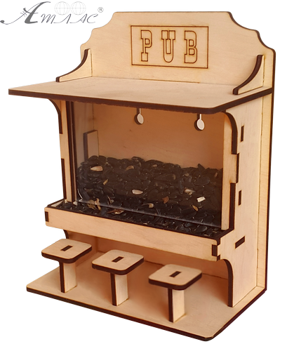 Кормушка № 8 Барная стойка 16.3 х 9 х 20 см AS-4300 Кормушка № 8 Барная стойка 16.3 х 9 х 20 см AS-4300