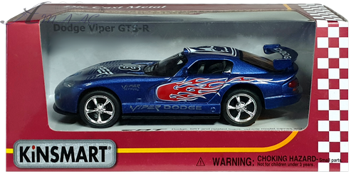 Машинка Kinsmart Dodge Viper GTS-R червона KT5039WF Машинка Kinsmart Dodge Viper GTS-R червона KT5039WF
