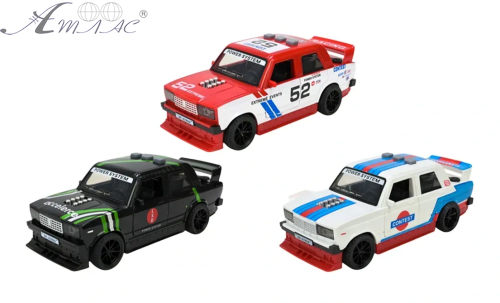 Игрушка Машинка ВАЗ 2107 с дымом 16см инерционная в коробке  AP9917