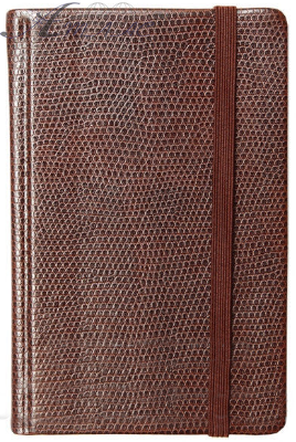 Блокнот на гумці Skiper А5 / 96 Luxury Fashion коричневий SK-5840