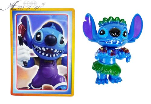 Игрушка Герои Мультфильмов Стич ~5 см папуас  14055