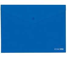 Папка на кнопці А4 Economix синя 31301-02