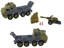 Іграшка Машина військова зі стріляючою гарматою  336в2