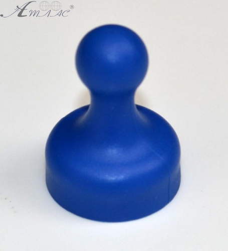 Магнит неодимимовый Пешка для доски 19х25мм 1шт Синий  07478 фото 2