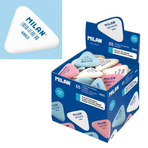 Резинка-Ластик Milan треугольник 36 х 33 х 6 мм цвета микс  4865CNM