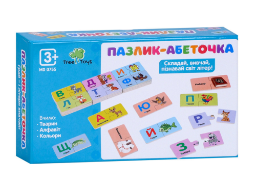 Игрушка Деревянная Пазл Укр Алфавит MD0755 фото 2 Игрушка Деревянная Пазл Укр Алфавит MD0755 фото 2