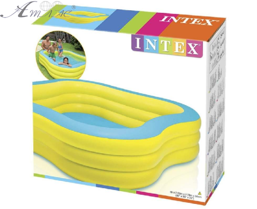 Басейн Intex квадратний 229 х 229 х 56см 57495 фото 2 Басейн Intex квадратний 229 х 229 х 56см 57495 фото 2