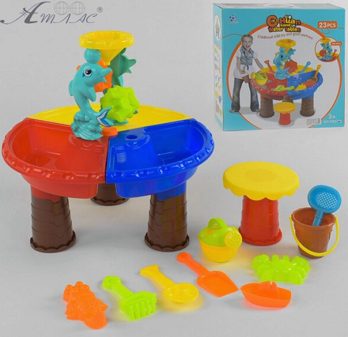 Іграшка Набір Стіл - пісочниця Spark 23 предмета 9827 Іграшка Набір Стіл - пісочниця Spark 23 предмета 9827