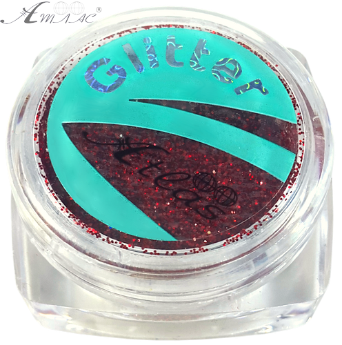 Блискітки (Гліттер) дрібні Голографічні Атлас 2 гр - Червоний AS-2357