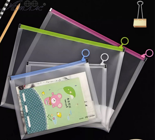 Папка на блискавці бігунок А4+ прозора  220026