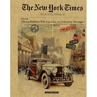 Блокнот-спираль Офорт А5 96 л # Крафт, закрытая спираль 5896К