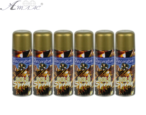 Сніг штучний НЕзникаючий золотий спрей у балоні  09730