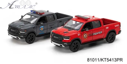 Машинка Kinsmart Dodge Ram 1500 Police, Fire KT5413WРR Машинка Kinsmart Dodge Ram 1500 Police, Fire KT5413WРR