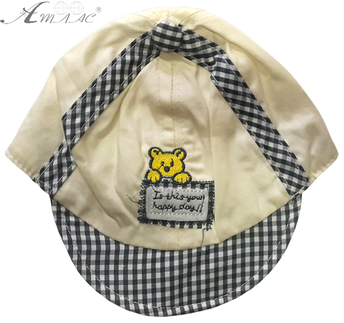 Бейсболка детская для мальчика х/б, с мишкой, с мягким козырьком 14598 Бейсболка детская для мальчика х/б, с мишкой, с мягким козырьком 14598