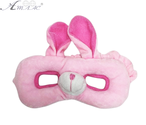 Маска Мягкая Зайка розовая 18 х 9 см 00269 Маска Мягкая Зайка розовая 18 х 9 см 00269