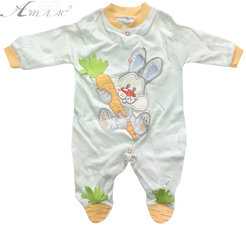 Комбінезон білий Midirik заєць р.56-68 11591 Комбінезон білий Midirik заєць р.56-68 11591