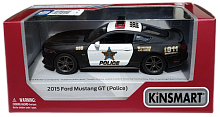 Машинка модель Kinsmart, Ford Mustang GT Police 2015 год  KT5386WP