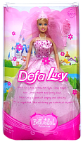Кукла Defa Lucy  Невеста розовом платье 29 см  6091