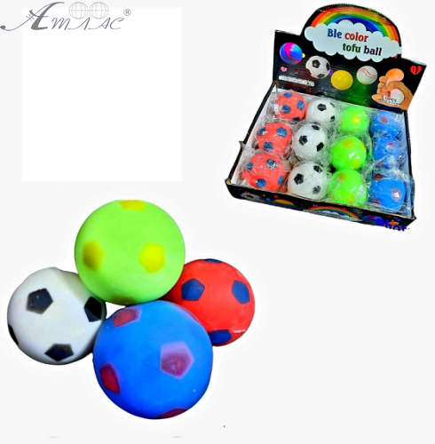 Игрушка антистресс Сквиш Мяч футбольный 5,5 см 6070-36 Игрушка антистресс Сквиш Мяч футбольный 5,5 см 6070-36