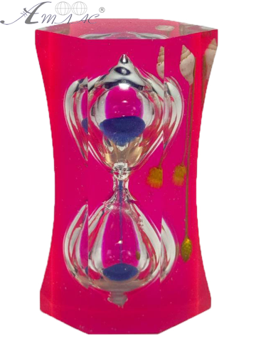 Игрушка Песочные часы Декоративное стекло 8 см 0675 Игрушка Песочные часы Декоративное стекло 8 см 0675