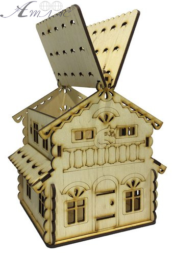 Домик № 9 Шкатулка с открывающейся крышей 15 х 13 х 17 см AS-4248, F-0113 фото 2 Домик № 9 Шкатулка с открывающейся крышей 15 х 13 х 17 см AS-4248, F-0113 фото 2