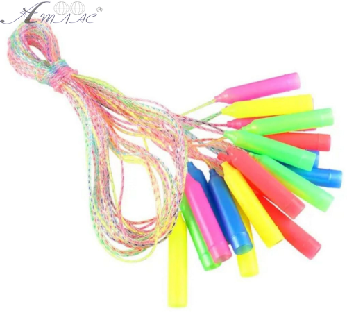 Скакалка силиконовая цветная длинна 2,5м 08122 Скакалка силиконовая цветная длинна 2,5м 08122