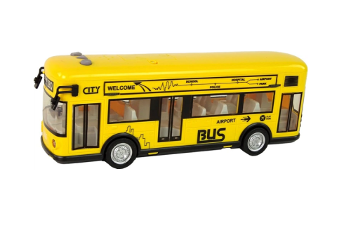 Игрушка Автобус City Bus желтый 27 см свет и звук 17734 Игрушка Автобус City Bus желтый 27 см свет и звук 17734