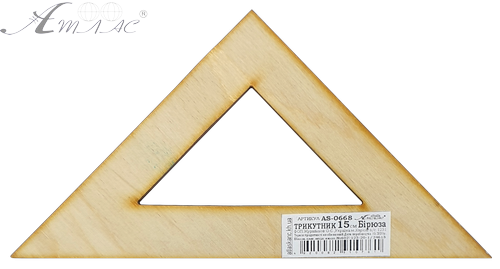 Треугольник деревянный 15см Морько бирюза AS-0668 фото 3 Треугольник деревянный 15см Морько бирюза AS-0668 фото 3