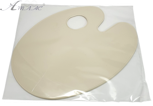 Палитра овальная № 7 без лунок 295 х 215 мм  AS-0224 фото 2