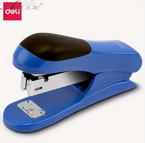 Степлер № 24 20 л DELІ синій та чорний 13 см 0305 фото 2 Степлер № 24 20 л DELІ синій та чорний 13 см 0305 фото 2